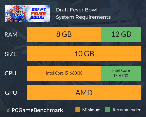 Draft Fever Bowl System Requirements PC Graph - Can I Run Draft Fever Bowl