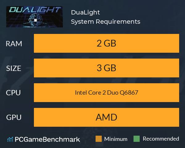 DuaLight System Requirements PC Graph - Can I Run DuaLight