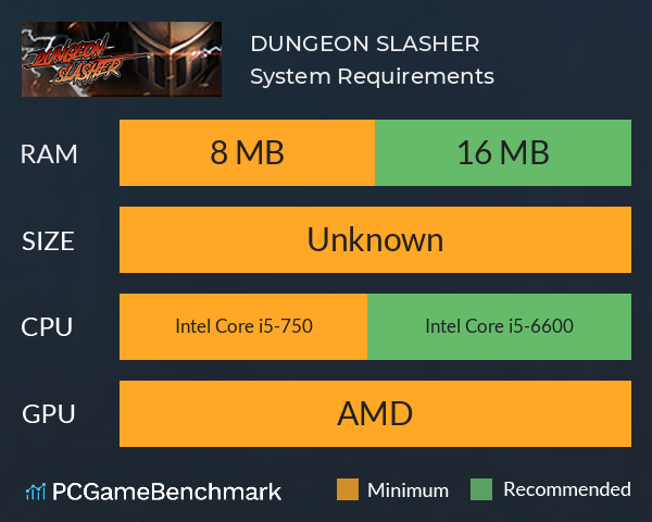 DUNGEON SLASHER System Requirements PC Graph - Can I Run DUNGEON SLASHER