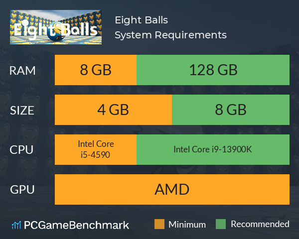 Eight Balls System Requirements PC Graph - Can I Run Eight Balls