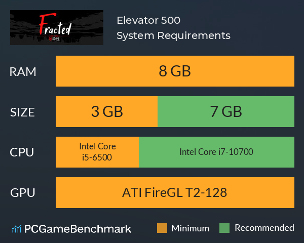 Elevator 500 System Requirements PC Graph - Can I Run Elevator 500