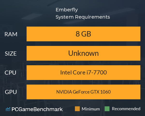 Emberfly System Requirements PC Graph - Can I Run Emberfly