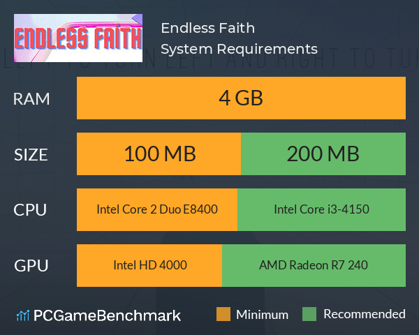 Endless Faith System Requirements PC Graph - Can I Run Endless Faith