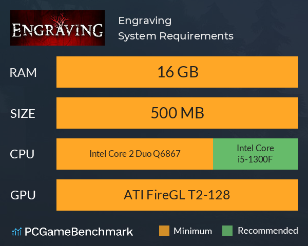 Engraving System Requirements PC Graph - Can I Run Engraving