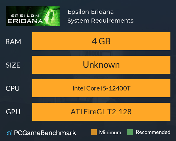 Epsilon Eridana System Requirements PC Graph - Can I Run Epsilon Eridana