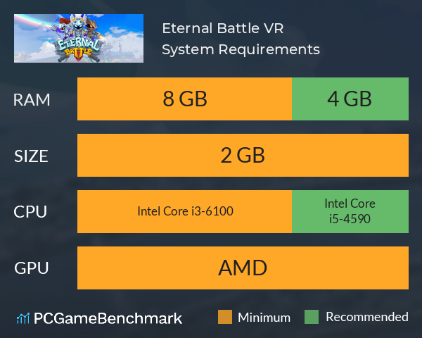 Eternal Battle VR System Requirements PC Graph - Can I Run Eternal Battle VR