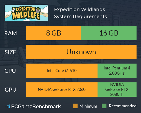 Expedition Wildlands System Requirements PC Graph - Can I Run Expedition Wildlands