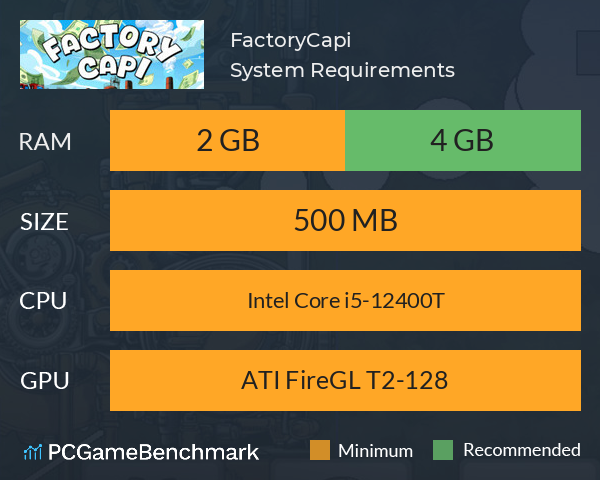 FactoryCapi System Requirements PC Graph - Can I Run FactoryCapi