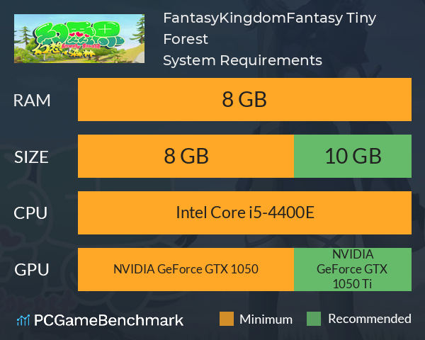 FantasyKingdom：Fantasy Tiny Forest System Requirements PC Graph - Can I Run FantasyKingdom：Fantasy Tiny Forest