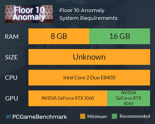 Floor 10 Anomaly System Requirements PC Graph - Can I Run Floor 10 Anomaly