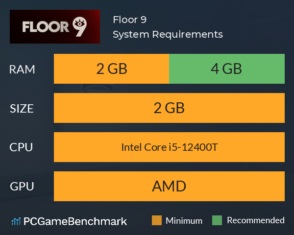 Floor 9 System Requirements PC Graph - Can I Run Floor 9