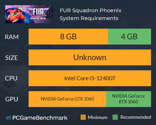 FUR Squadron Phoenix System Requirements PC Graph - Can I Run FUR Squadron Phoenix