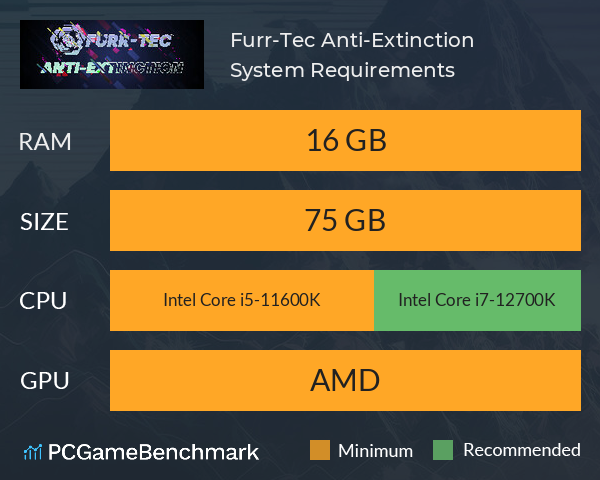 Furr-Tec Anti-Extinction System Requirements PC Graph - Can I Run Furr-Tec Anti-Extinction