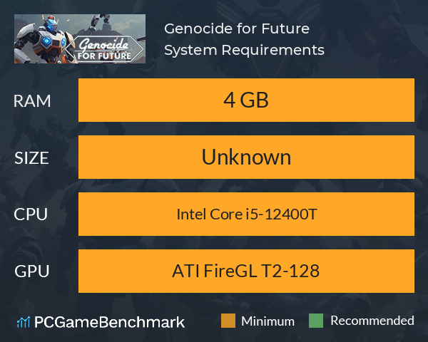 Genocide for Future System Requirements PC Graph - Can I Run Genocide for Future