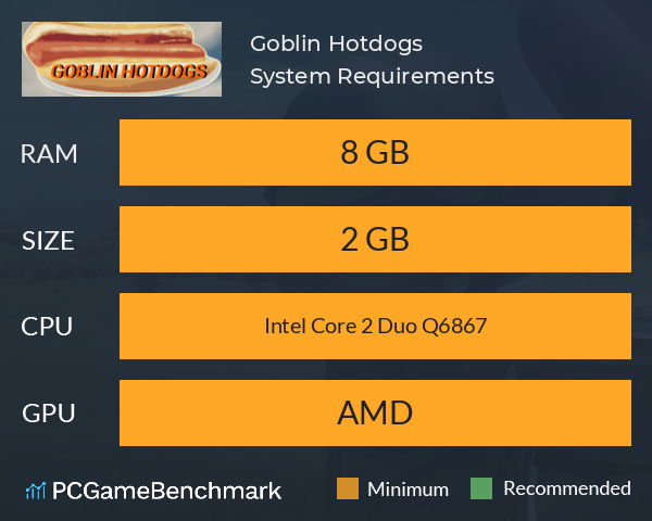 Goblin Hotdogs System Requirements PC Graph - Can I Run Goblin Hotdogs