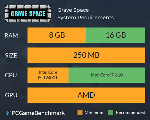 Grave Space System Requirements PC Graph - Can I Run Grave Space