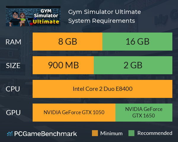 Gym Simulator Ultimate System Requirements PC Graph - Can I Run Gym Simulator Ultimate