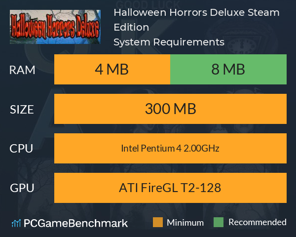 Halloween Horrors Deluxe Steam Edition System Requirements PC Graph - Can I Run Halloween Horrors Deluxe Steam Edition