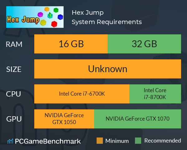 Hex Jump System Requirements PC Graph - Can I Run Hex Jump