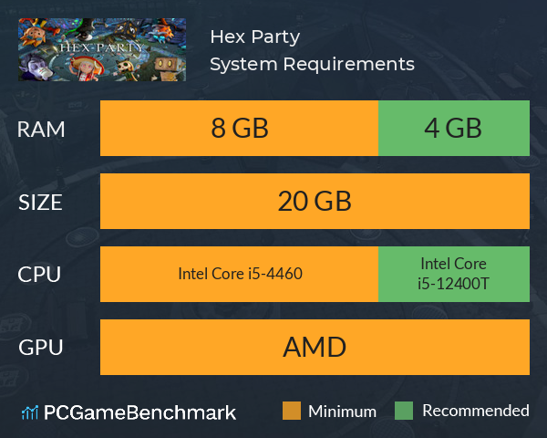 Hex Party System Requirements PC Graph - Can I Run Hex Party