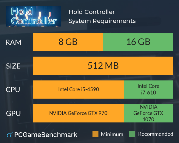 Hold Controller System Requirements PC Graph - Can I Run Hold Controller