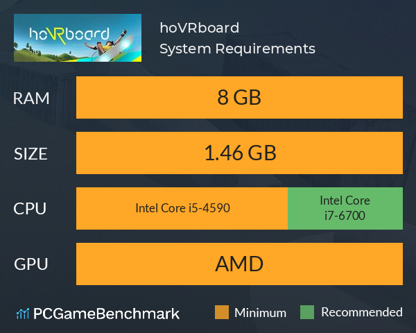 hoVRboard System Requirements PC Graph - Can I Run hoVRboard