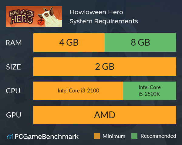 Howloween Hero System Requirements PC Graph - Can I Run Howloween Hero