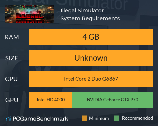 Illegal Simulator System Requirements PC Graph - Can I Run Illegal Simulator