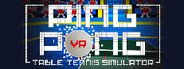 VR Ping Pong System Requirements