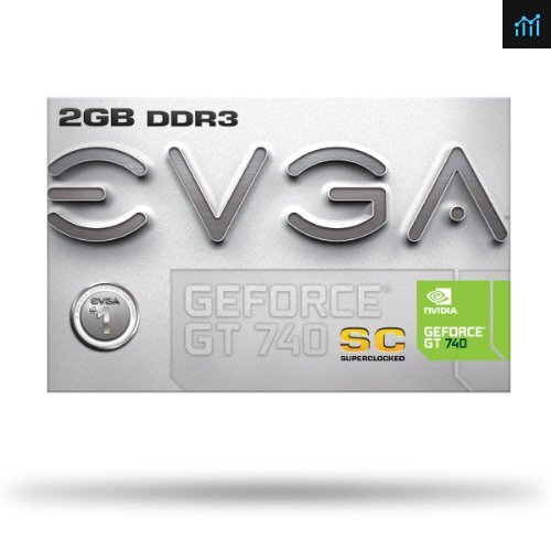 EVGA GEFORCE GT740 SC 2GB Graphics Card TESTED 809394263417