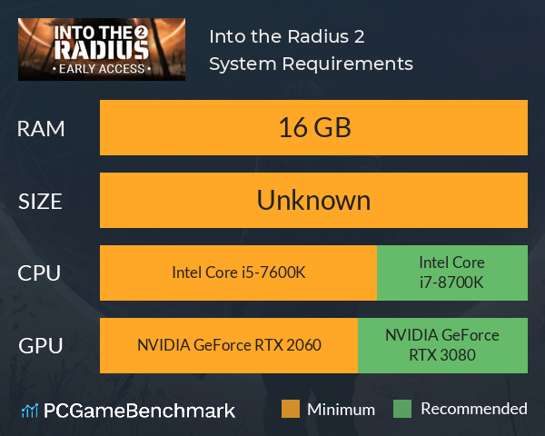 Into the Radius 2 System Requirements PC Graph - Can I Run Into the Radius 2