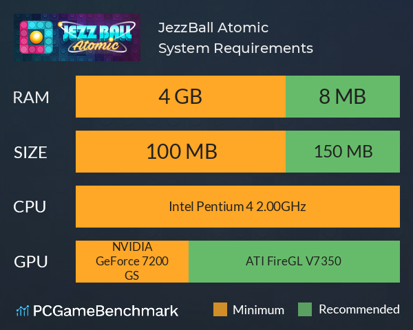 JezzBall Atomic System Requirements PC Graph - Can I Run JezzBall Atomic