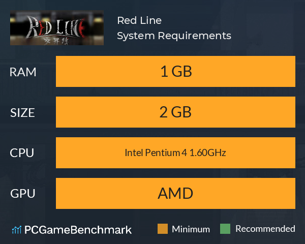 交界线 Red Line System Requirements PC Graph - Can I Run 交界线 Red Line