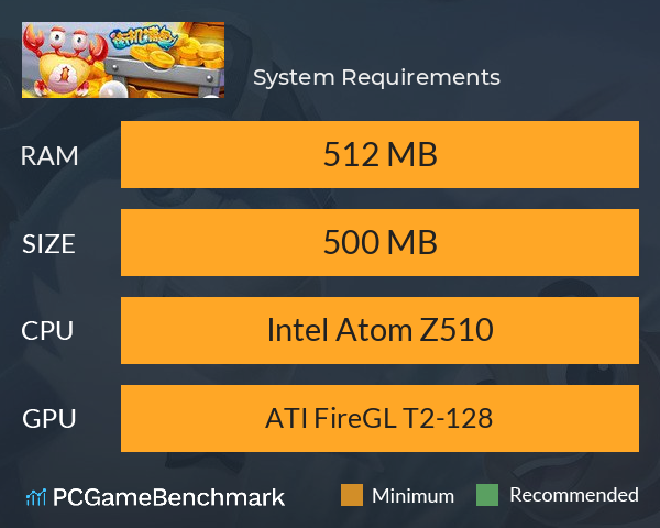 街机捕鱼 System Requirements PC Graph - Can I Run 街机捕鱼