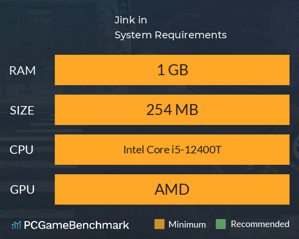 Jink in System Requirements PC Graph - Can I Run Jink in