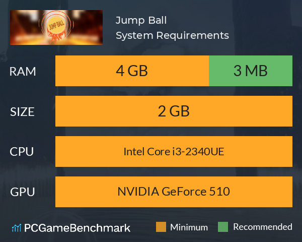 Jump Ball System Requirements PC Graph - Can I Run Jump Ball