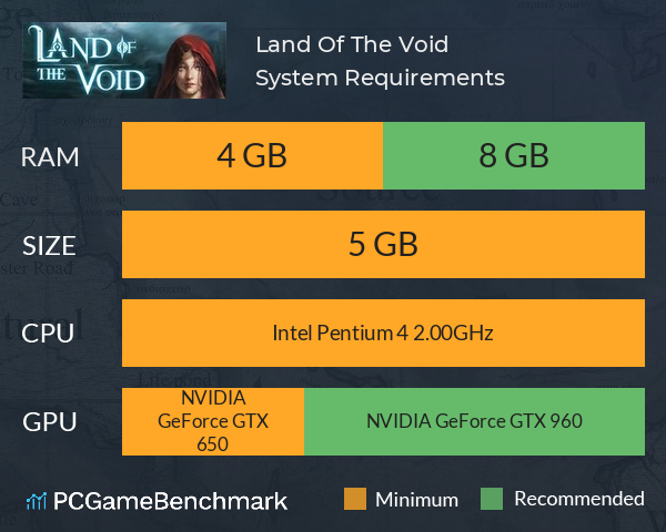 Land Of The Void System Requirements PC Graph - Can I Run Land Of The Void