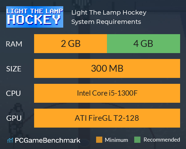 Light The Lamp Hockey System Requirements PC Graph - Can I Run Light The Lamp Hockey