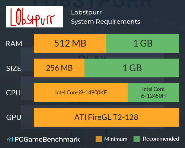 Lobstpurr System Requirements PC Graph - Can I Run Lobstpurr