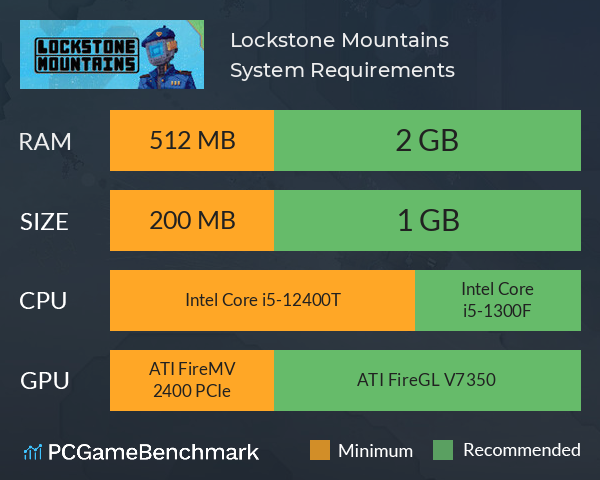 Lockstone Mountains System Requirements PC Graph - Can I Run Lockstone Mountains