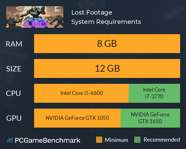 Lost Footage System Requirements PC Graph - Can I Run Lost Footage