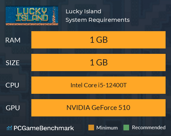 Lucky Island System Requirements PC Graph - Can I Run Lucky Island