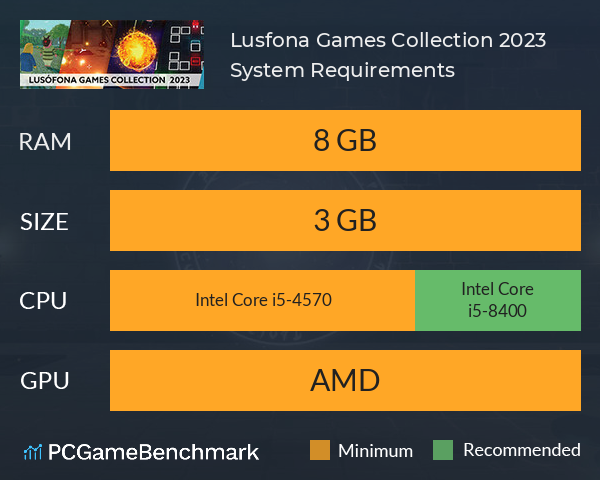 Lusófona Games Collection 2023 System Requirements PC Graph - Can I Run Lusófona Games Collection 2023