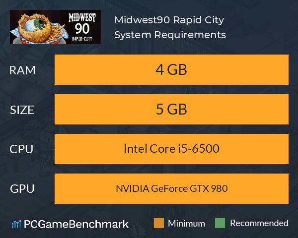 Midwest90: Rapid City System Requirements PC Graph - Can I Run Midwest90: Rapid City