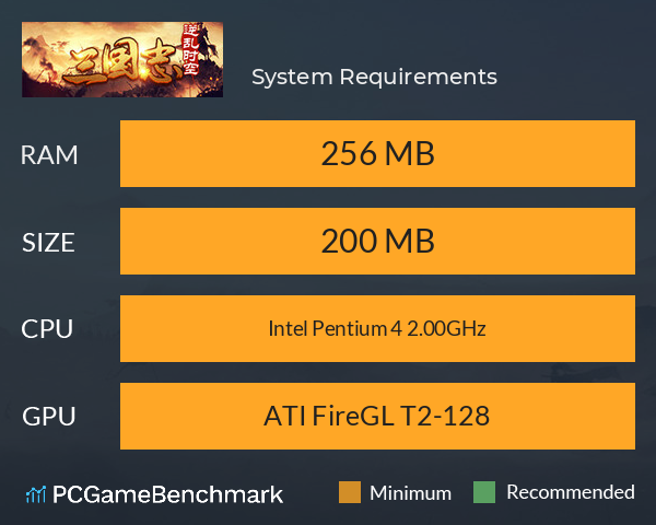 魔塔三国之逆乱时空 System Requirements PC Graph - Can I Run 魔塔三国之逆乱时空