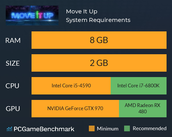 Move It Up System Requirements PC Graph - Can I Run Move It Up