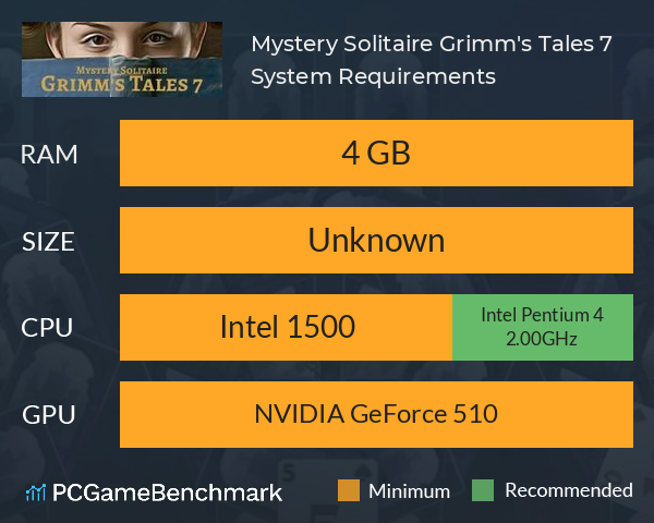 Mystery Solitaire. Grimm's Tales 7 System Requirements PC Graph - Can I Run Mystery Solitaire. Grimm's Tales 7