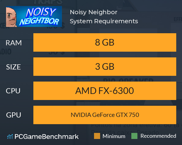 Noisy Neighbor System Requirements PC Graph - Can I Run Noisy Neighbor