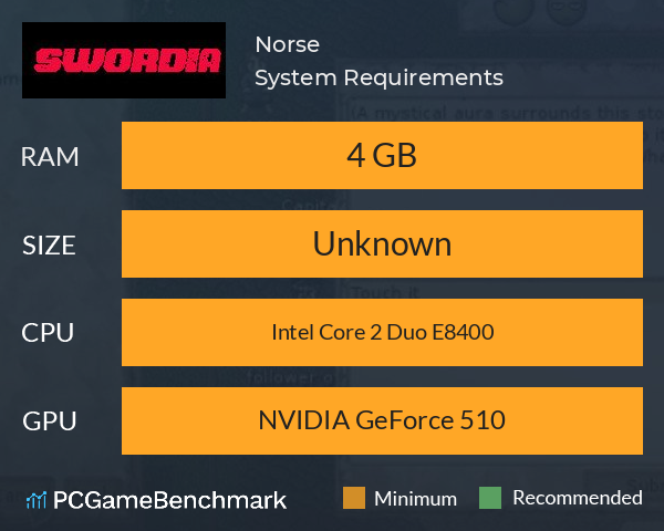 Norse System Requirements PC Graph - Can I Run Norse