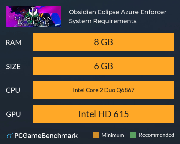 Obsidian Eclipse: Azure Enforcer System Requirements PC Graph - Can I Run Obsidian Eclipse: Azure Enforcer